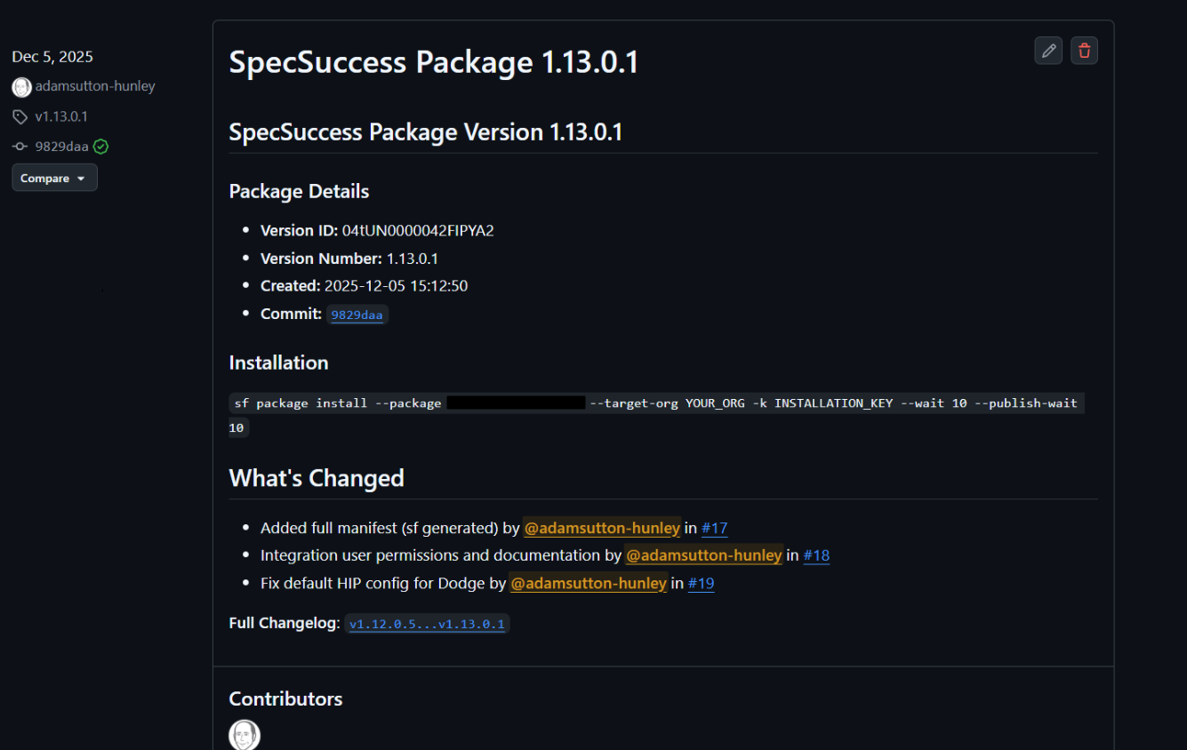 DevOps Packing and Release Automation github release